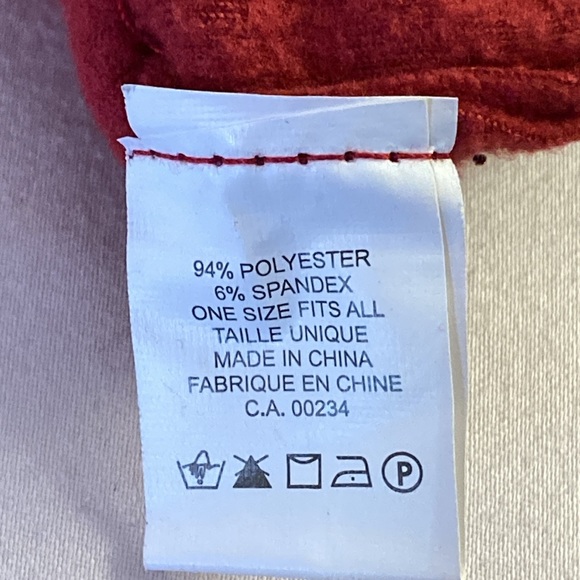 Ladies Wine Coloured Gloves With Black Stretchy Trim - Picture 8 of 8